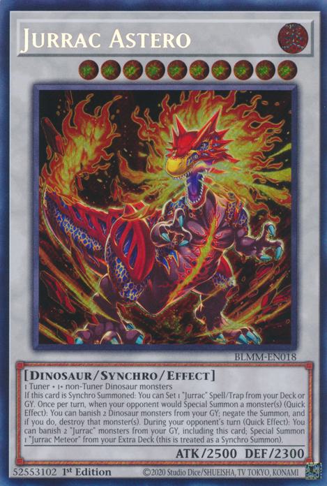 Jurrac Astero - BLMM-EN018 - Secret Rare - 1st Edition