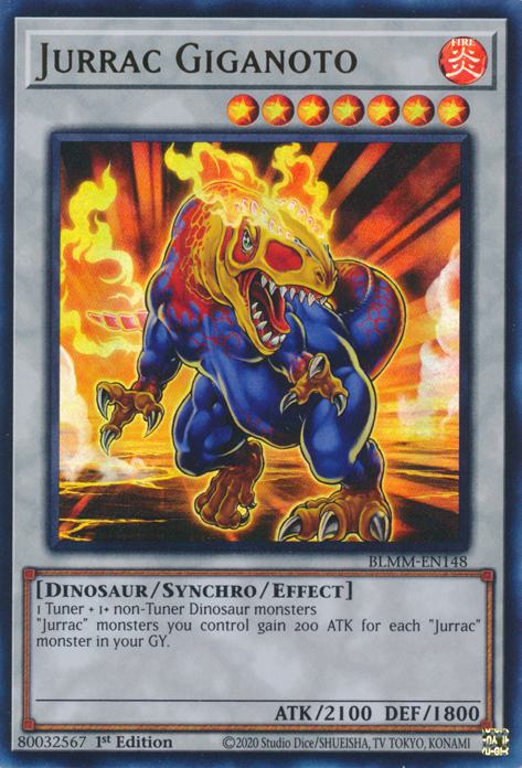 Jurrac Giganoto - BLMM-EN148 - Ultra Rare - 1st Edition