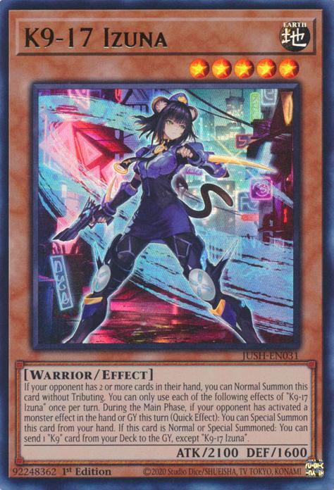 K9-17 Izuna - JUSH-EN031 - Ultra Rare - 1st Edition