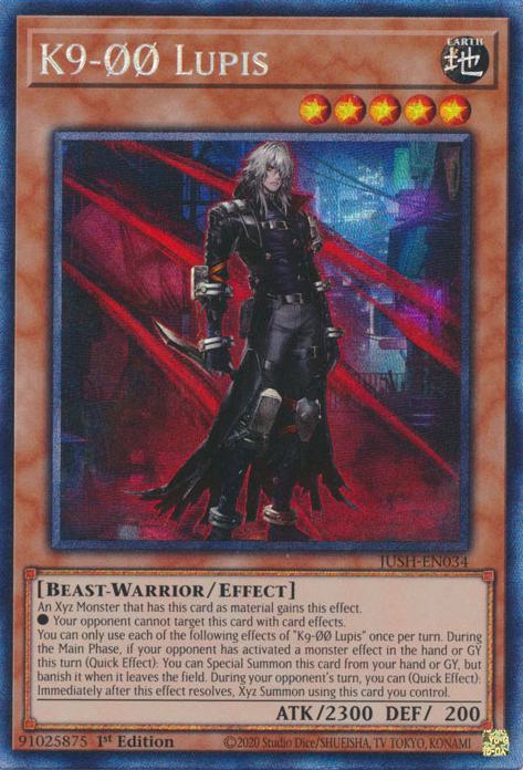 K9-ØØ Lupis - JUSH-EN034 - Collector's Rare - 1st Edition