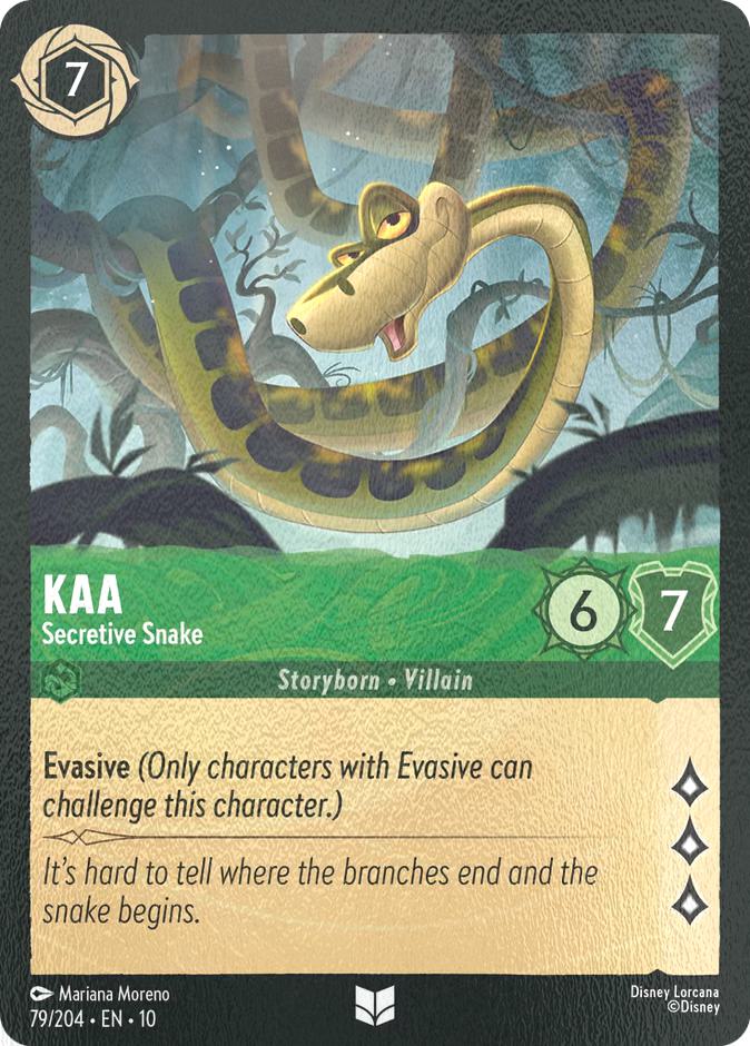 Kaa - Secretive Snake - 79/204 [Whispers in the Well] [Cold Foil]