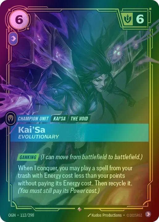 Kai'Sa - Evolutionary - 112/298 [Origins] [Foil]