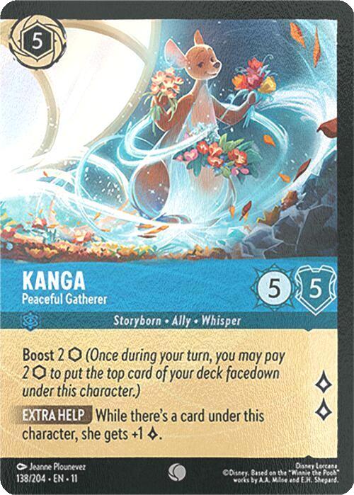 Kanga - Peaceful Gatherer (Extended Art) - 138/204 [Winterspell] [Cold Foil]