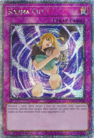 Karma Cut - RA04-EN128 - Quarter Century Secret Rare - 1st Edition
