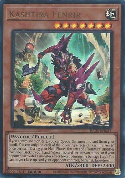 Kashtira Fenrir - RA05-EN024 - Ultra Rare - 1st Edition