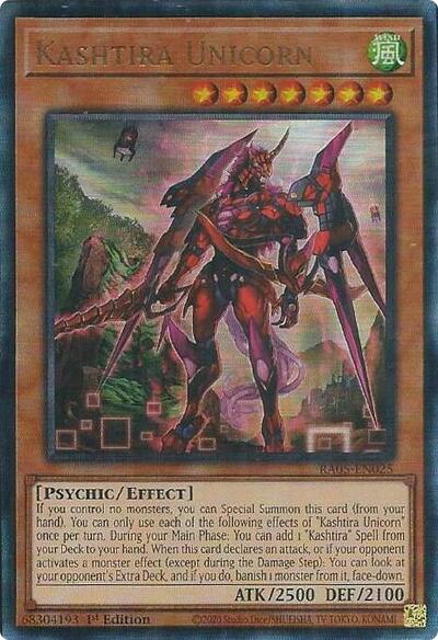 Kashtira Unicorn - RA05-EN025 - Ultimate Rare - 1st Edition
