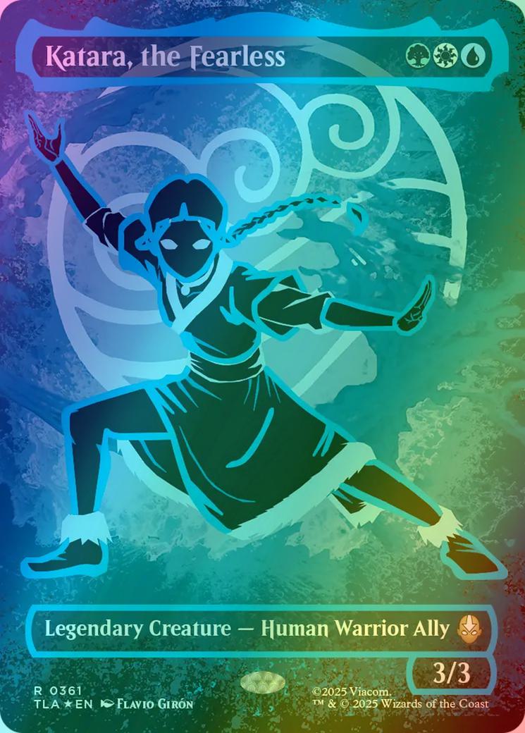 Katara, the Fearless [361] [Borderless] [Battle Pose] [Avatar: The Last Airbender] [Neon Ink]