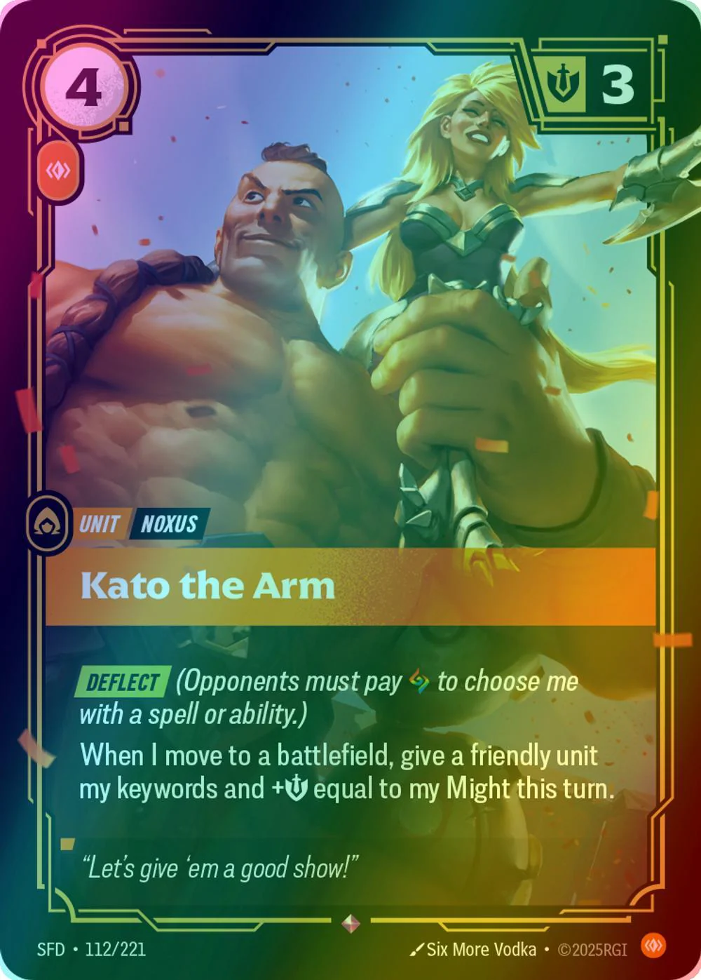 Kato the Arm - 112/221 [Spiritforged] [Foil]