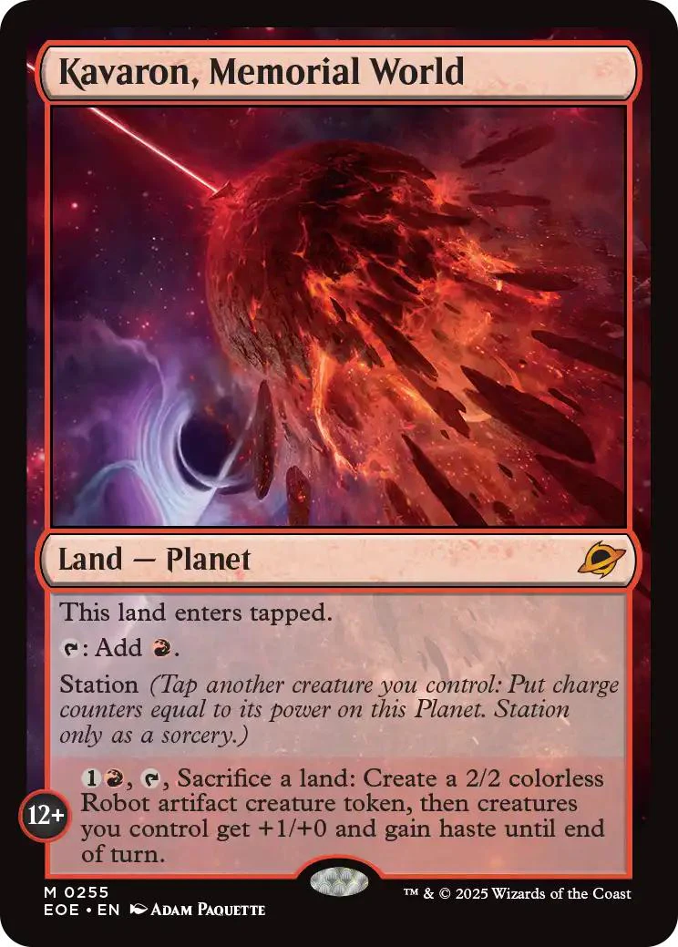 Kavaron, Memorial World [255] [Edge of Eternities] [Non-Foil]
