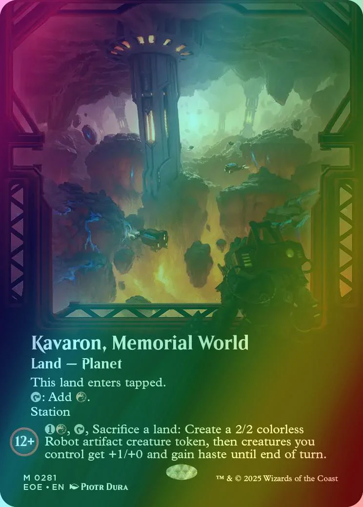 Kavaron, Memorial World [281] [Borderless] [Viewport] [Edge of Eternities] [Foil]