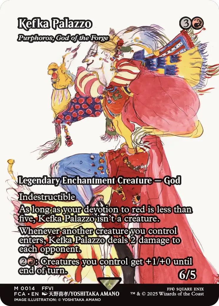 Kefka Palazzo - Purphoros, God of the Forge [14] [Borderless] [FINAL FANTASY: Through the Ages] [Non-Foil]
