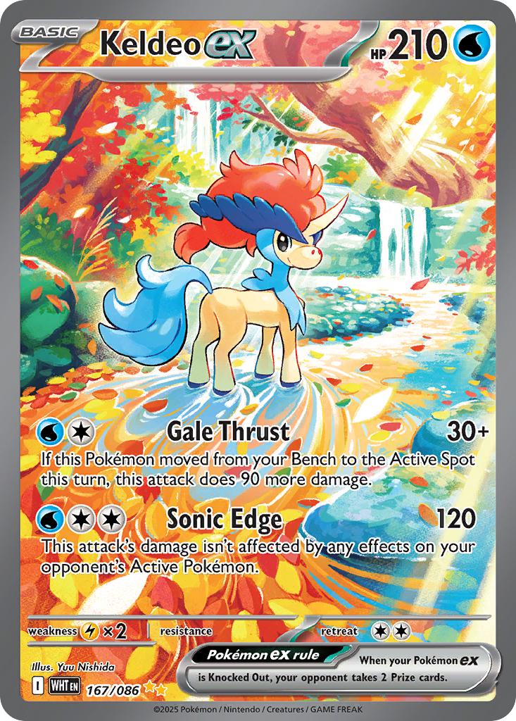 Keldeo ex - 167/086 - Special Illustration Rare [sv105w-167] [Ultra]