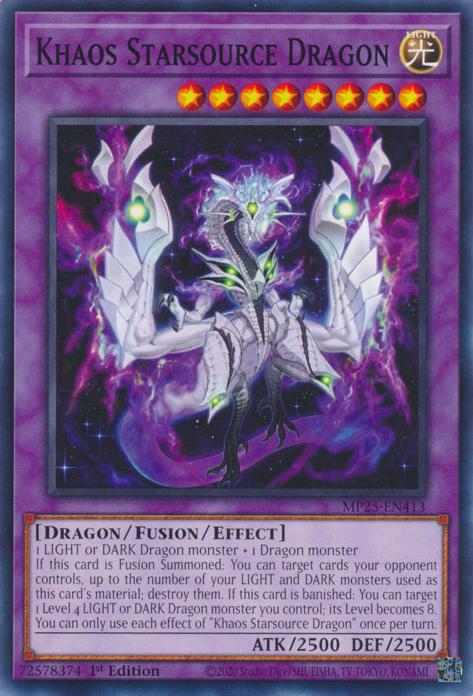 Khaos Starsource Dragon - MP25-EN413 - Common - 1st Edition