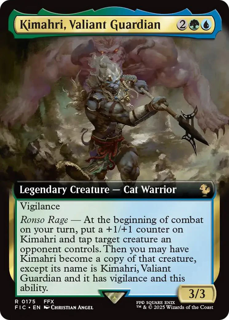 Kimahri, Valiant Guardian [175] [Extended Art] [FINAL FANTASY: Commander] [Non-Foil]