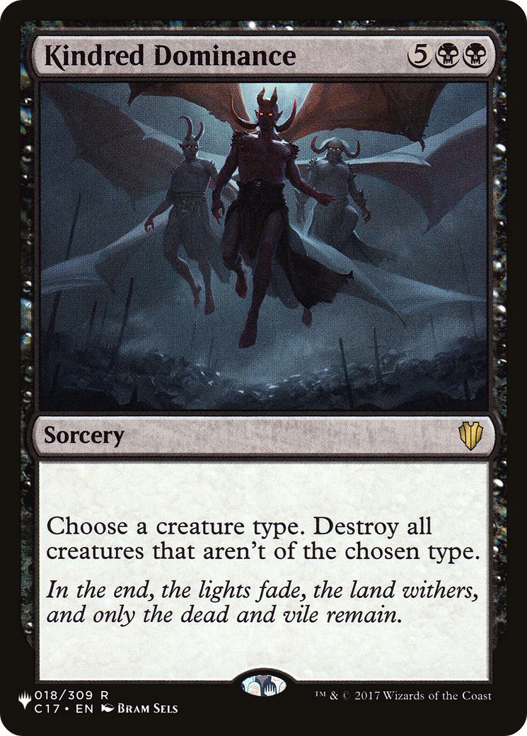 Kindred Dominance [C17-18] [The List] [Non-Foil]