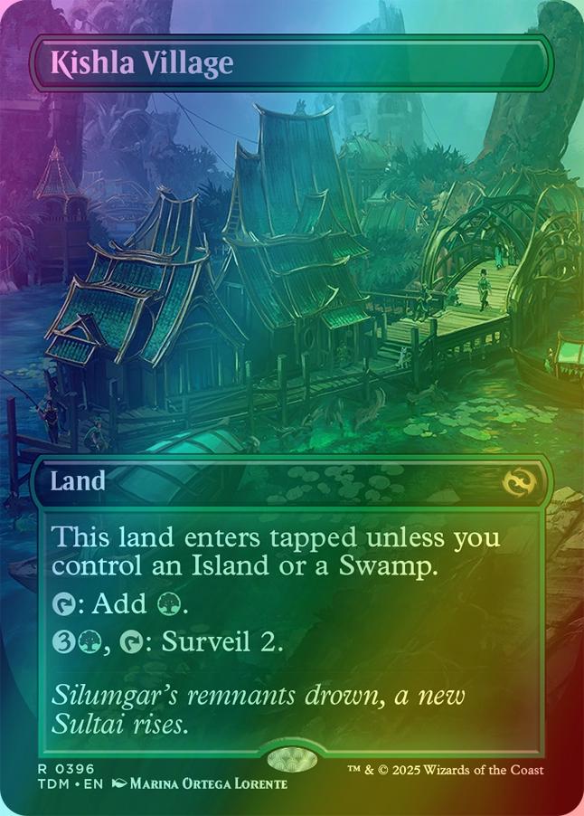Kishla Village [396] [Borderless] [Tarkir: Dragonstorm] [Foil]