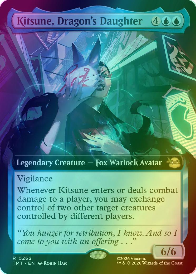 Kitsune, Dragon's Daughter [262] [Extended Art] [Teenage Mutant Ninja Turtles] [Foil]