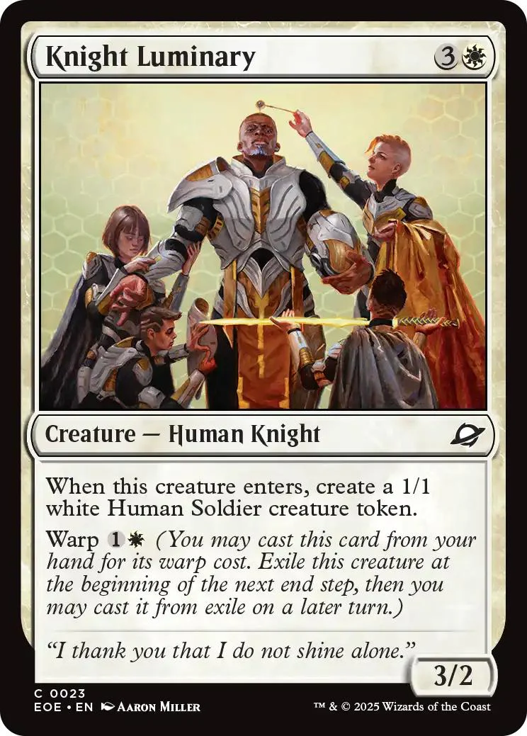 Knight Luminary [23] [Edge of Eternities] [Non-Foil]