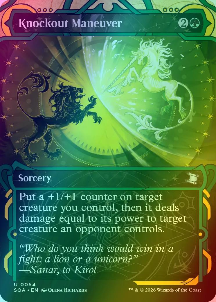 Knockout Maneuver [54] [Showcase] [Secrets of Strixhaven: Mystical Archive] [Foil]