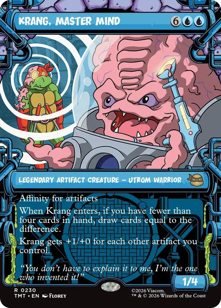 Krang, Master Mind [230] [Sewer Frame] [Teenage Mutant Ninja Turtles] [Non-Foil]