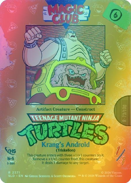 Krang’s Android - Triskelion [2371] [Borderless] [VHS Villains] [Secret Lair Drop] [Foil]