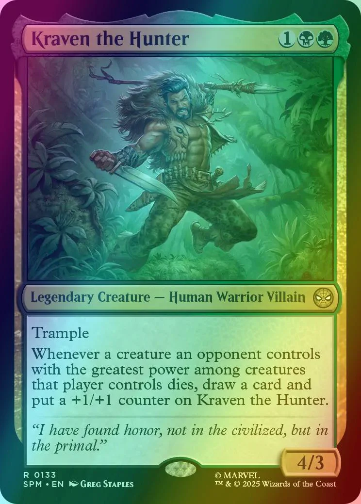 Kraven the Hunter [133] [Marvel's Spider-Man] [Foil]