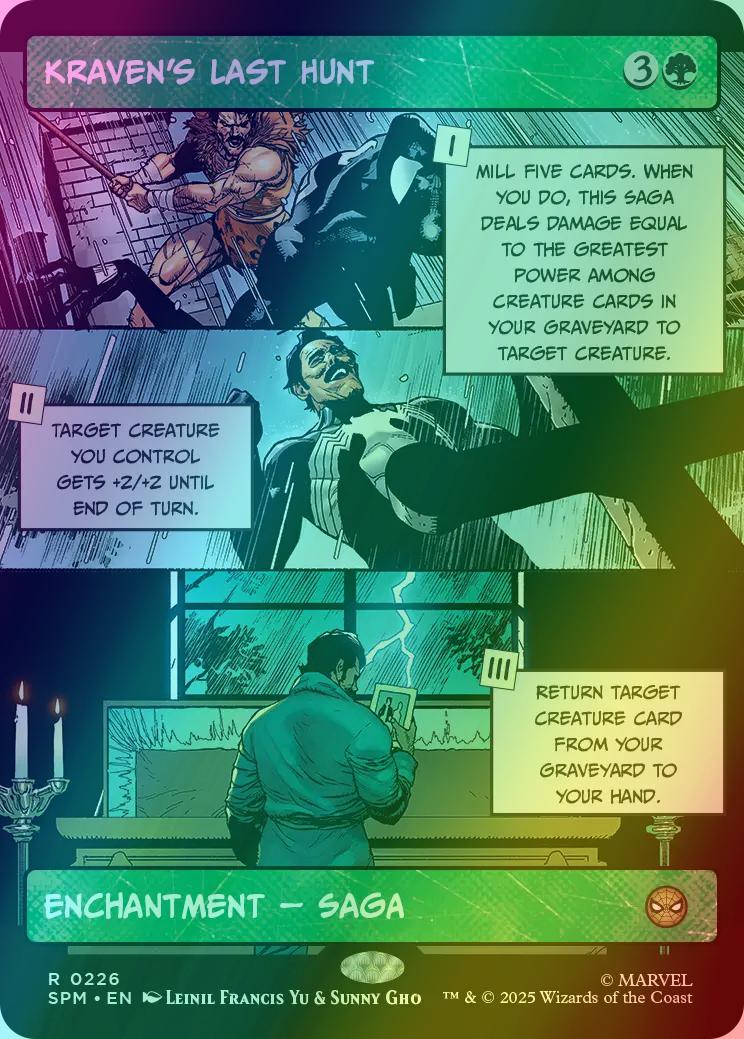 Kraven's Last Hunt [226] [Borderless] [Panel] [Marvel's Spider-Man] [Foil]