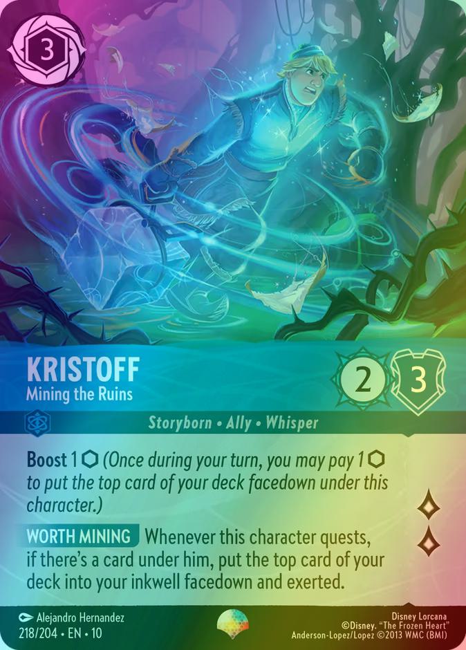 Kristoff - Mining the Ruins (Epic) - 218/204 [Whispers in the Well] [Holofoil]