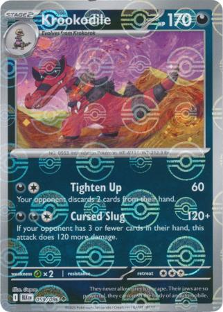 Krookodile - Poké Ball Pattern - 059/086 - Uncommon [sv105b-059] [Reverse Holo]