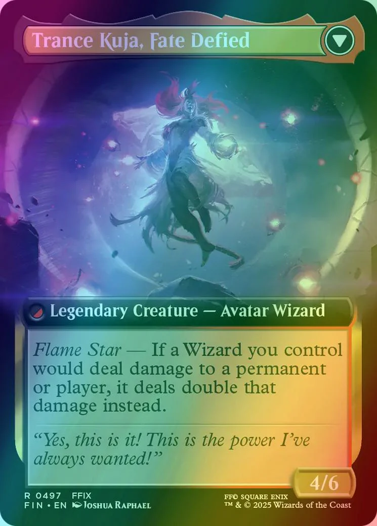 Kuja, Genome Sorcerer // Trance Kuja, Fate Defied [497] [Extended Art] [FINAL FANTASY] [Foil] - Image 2
