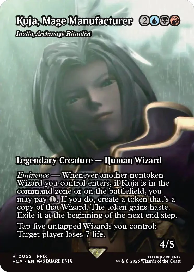 Kuja, Mage Manufacturer - Inalla, Archmage Ritualist [52] [Borderless] [FINAL FANTASY: Through the Ages] [Non-Foil]