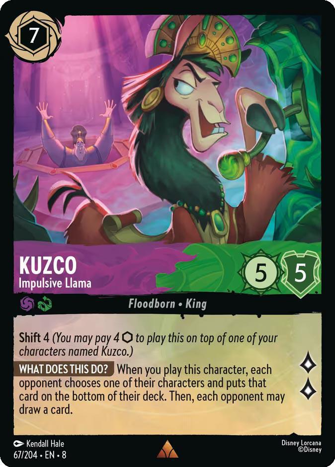 Kuzco - Impulsive Llama - 67/204 [Reign of Jafar] [Non-Foil]