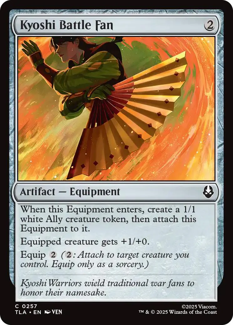 Kyoshi Battle Fan [257] [Avatar: The Last Airbender] [Non-Foil]