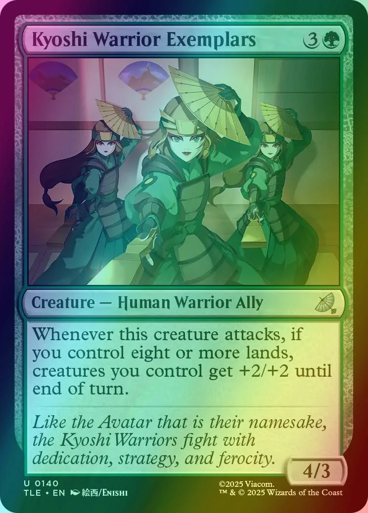 Kyoshi Warrior Exemplars [140] [Avatar: The Last Airbender Eternal] [Foil]