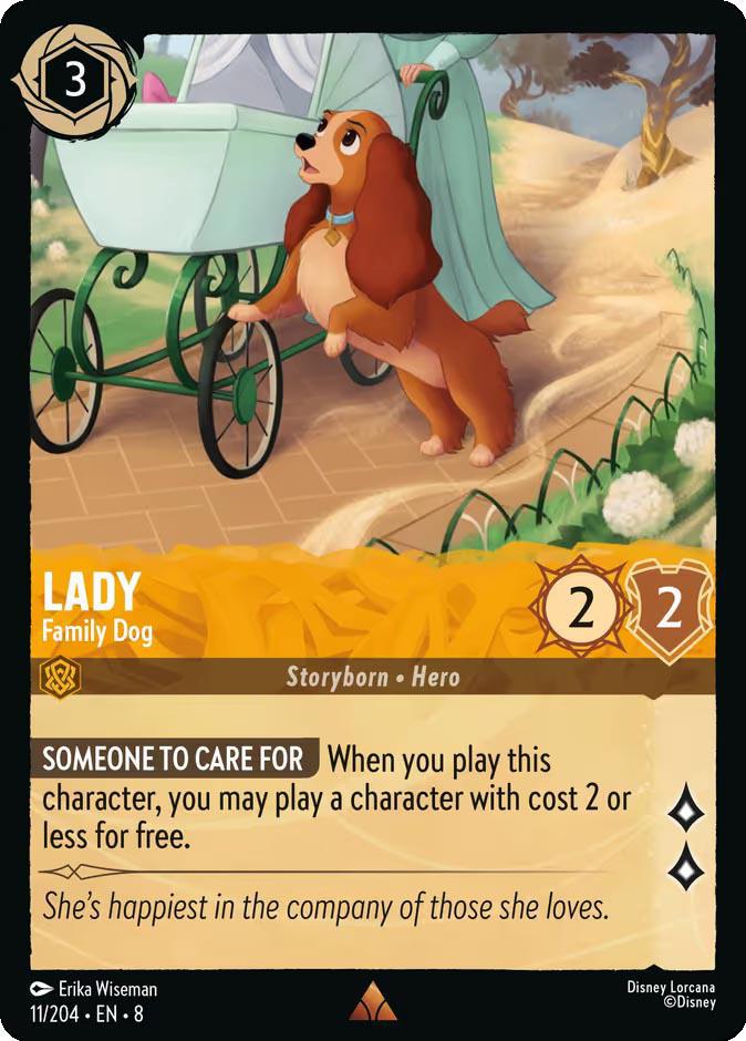 Lady - Family Dog - 11/204 [Reign of Jafar] [Non-Foil]