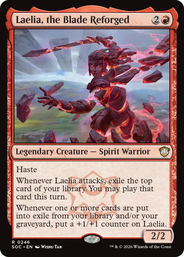 Laelia, the Blade Reforged [246] [Secrets of Strixhaven: Commander] [Non-Foil]