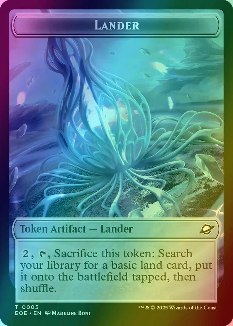 Drone Token (03) // Lander Token (05) [Edge of Eternities: Tokens] [Foil] - Image 2