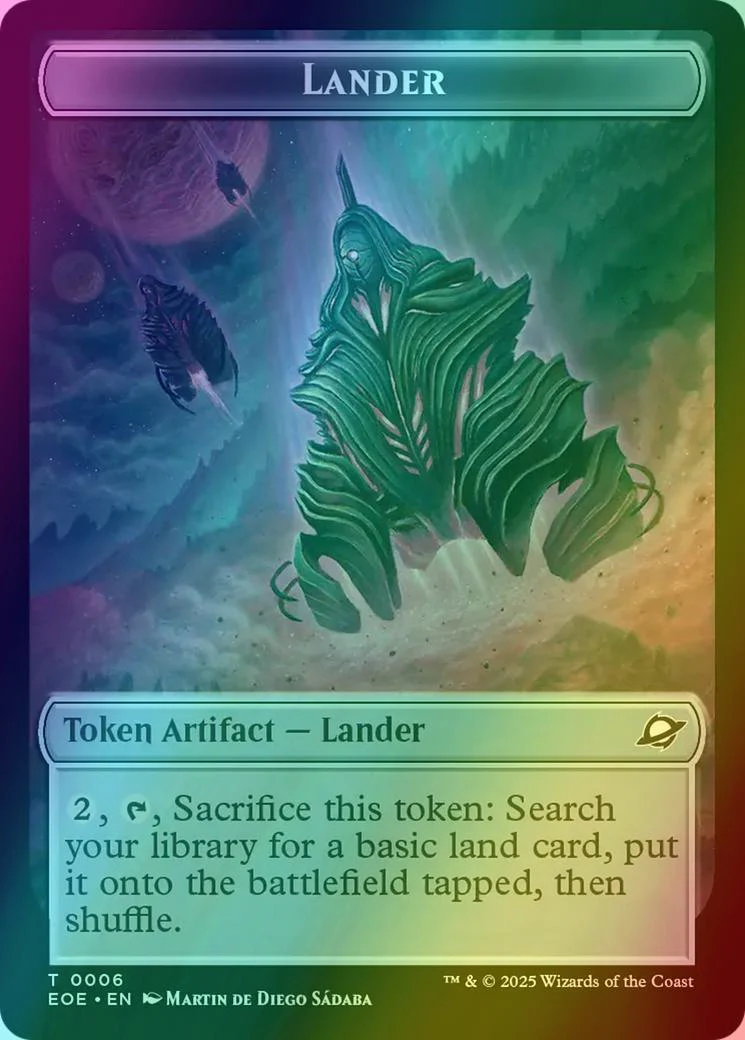 Drone Token (03) // Lander Token (06) [Edge of Eternities: Tokens] [Foil] - Image 2
