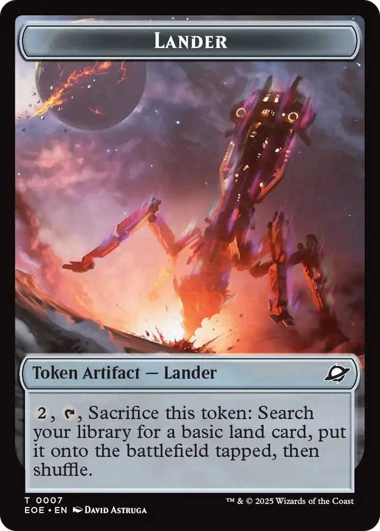 Lander Token (07) // Robot Token (10) [Edge of Eternities: Tokens] [Non-Foil]