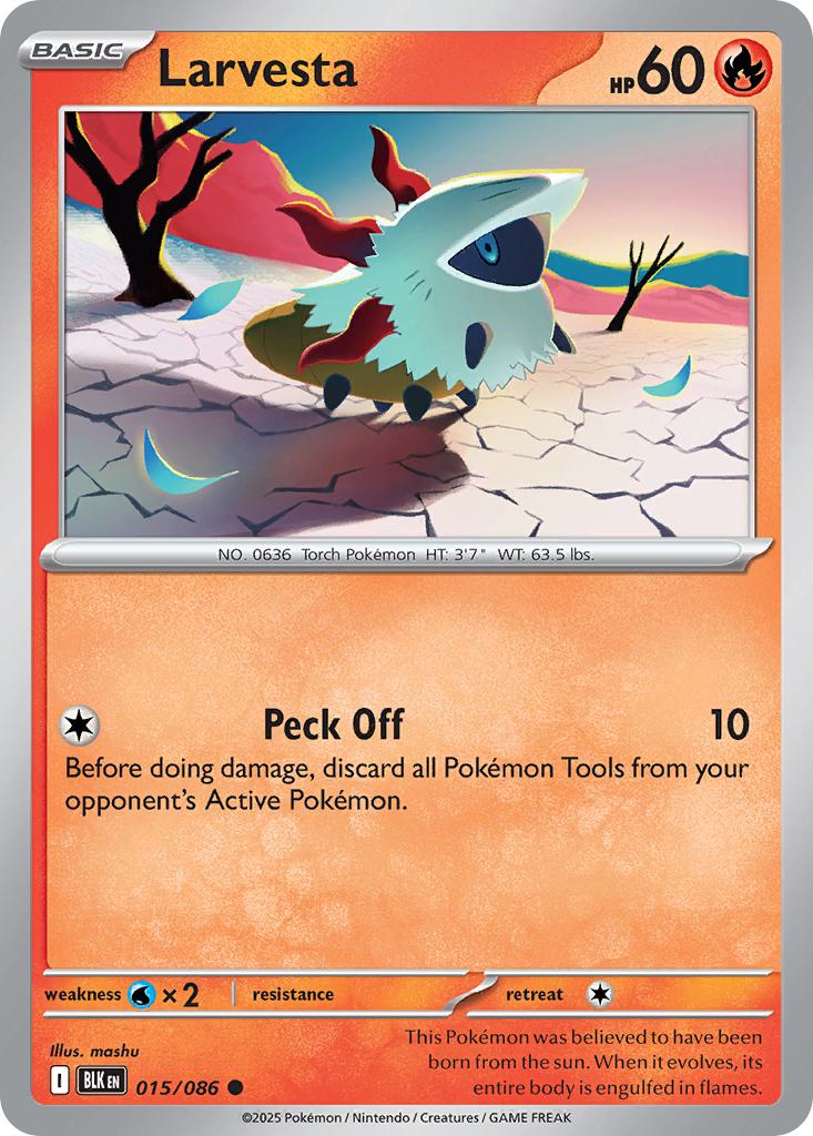 Larvesta - 015/086 - Common [sv105b-015] [Non-Holo]