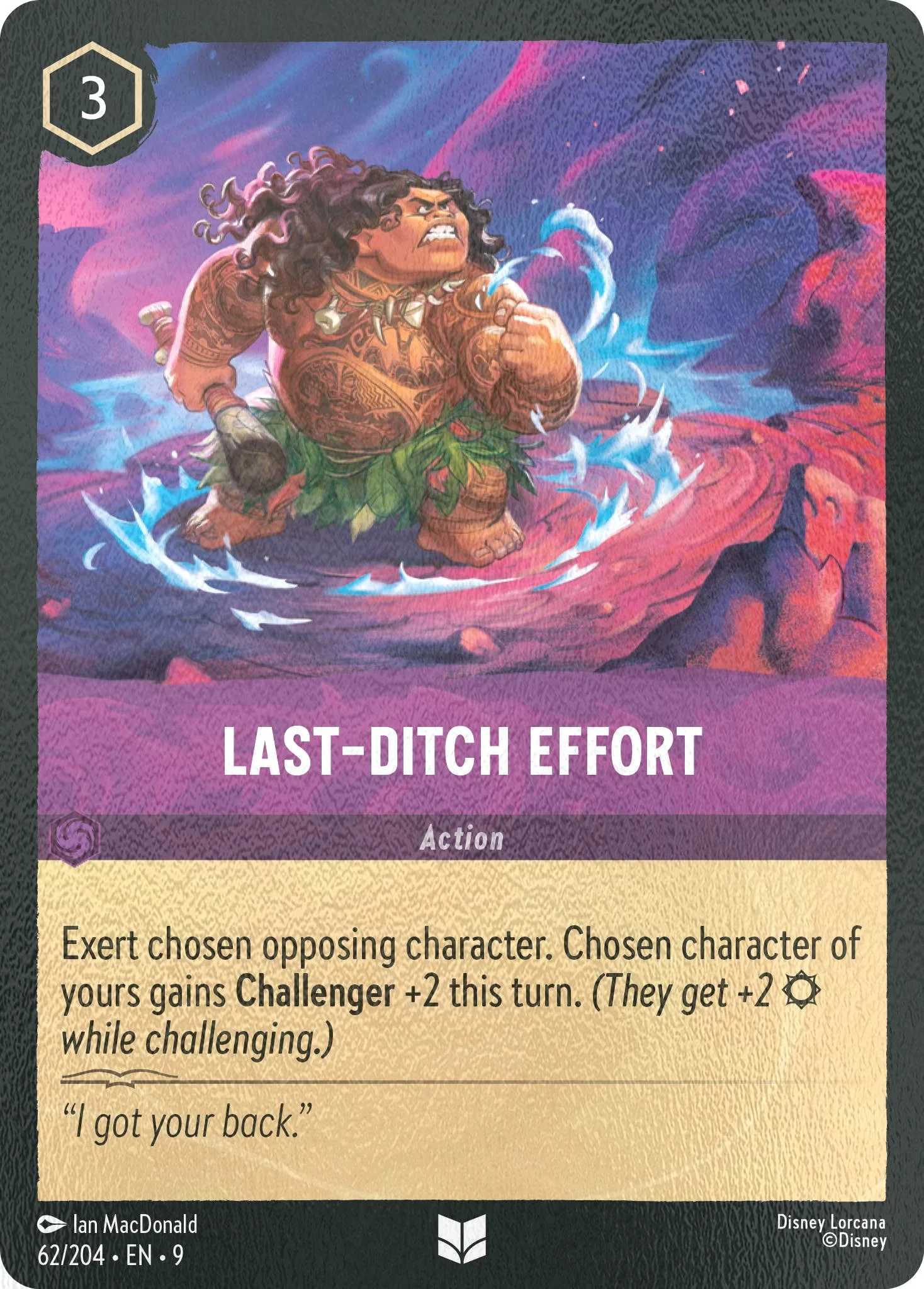 Last-Ditch Effort - 62/204 [Fabled] [Cold Foil]