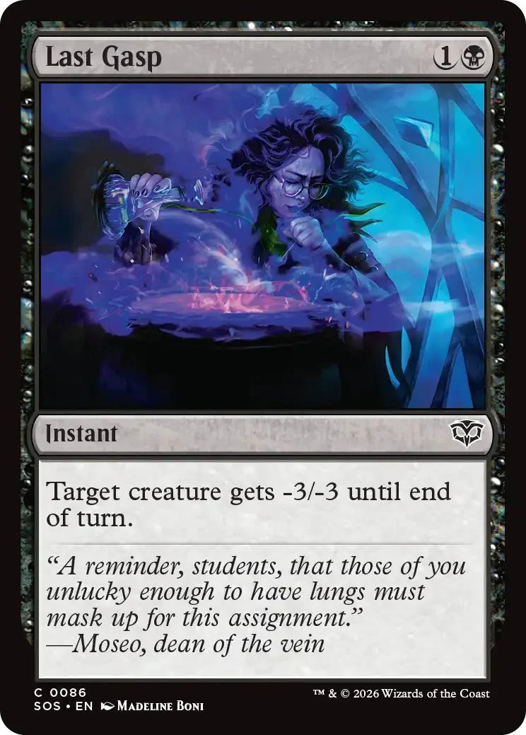 Last Gasp [86] [Secrets of Strixhaven] [Non-Foil]