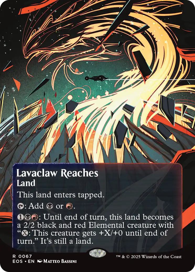 Lavaclaw Reaches [67] [Borderless] [Poster] [Edge of Eternities: Stellar Sights] [Non-Foil]