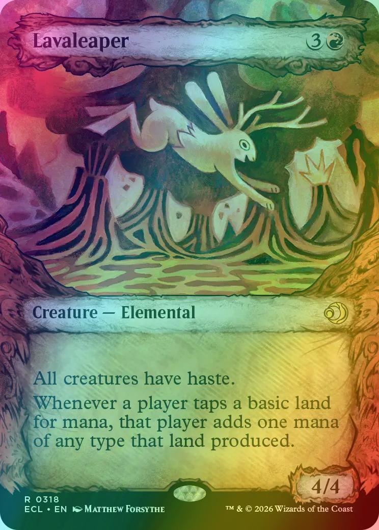 Lavaleaper [318] [Fable Frame] [Lorwyn Eclipsed] [Foil]