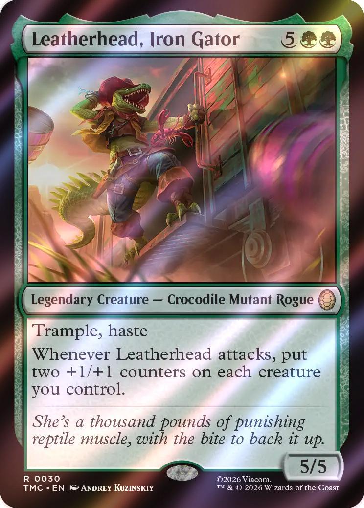 Leatherhead, Iron Gator [30] [Teenage Mutant Ninja Turtles Eternal] [Surge Foil]
