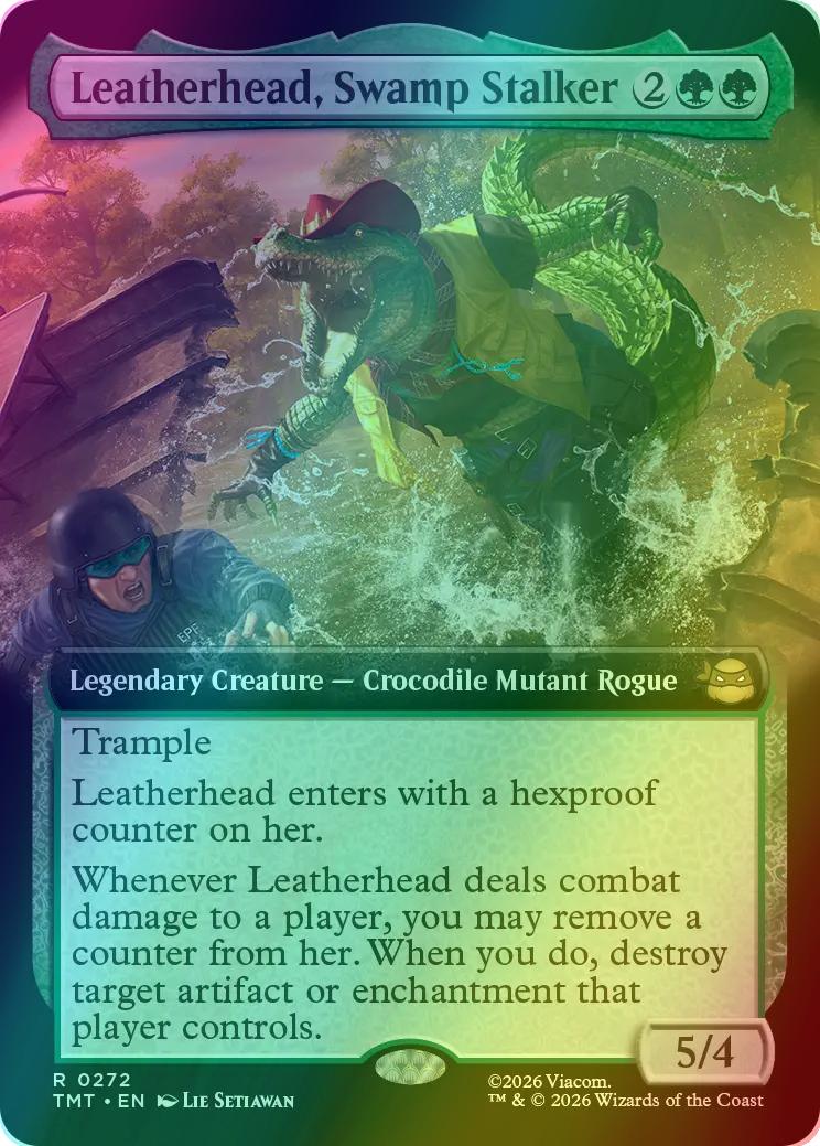 Leatherhead, Swamp Stalker [272] [Extended Art] [Teenage Mutant Ninja Turtles] [Foil]