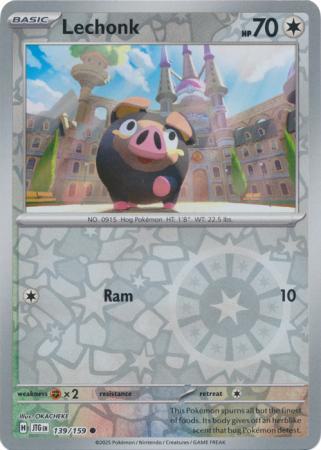 Lechonk - 139/159 - Common [sv09-139] [Reverse Holo]