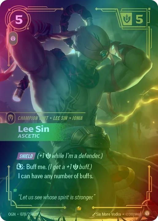 Lee Sin - Ascetic - 078/298 [Origins] [Foil]