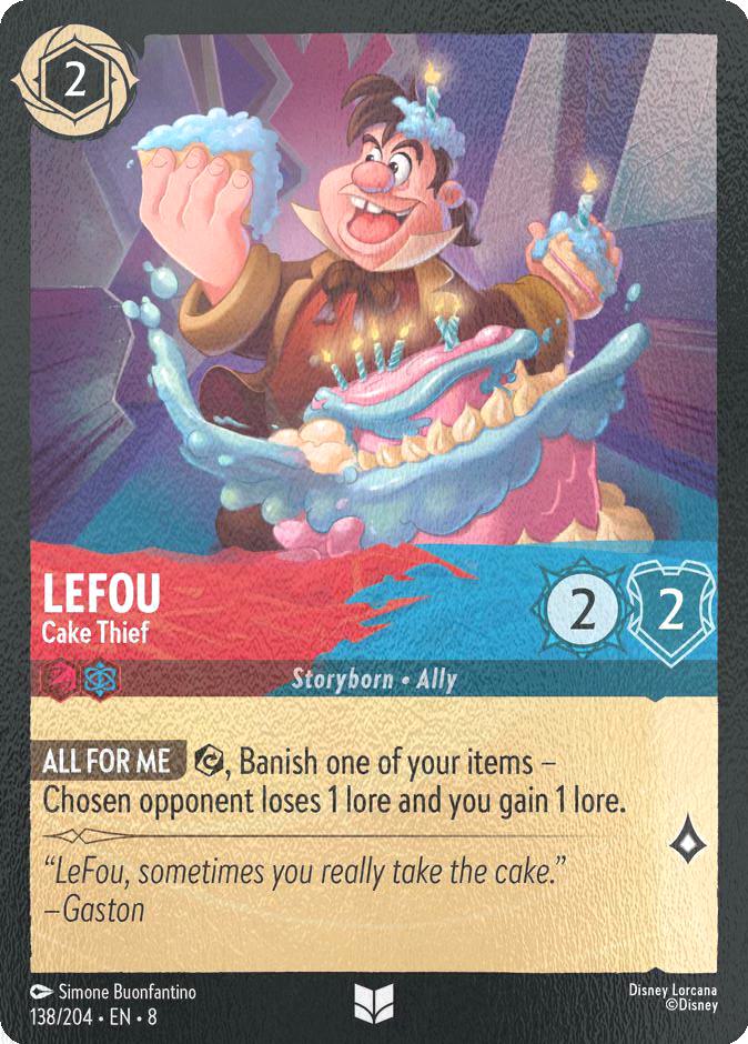 LeFou - Cake Thief - 138/204 [Reign of Jafar] [Cold Foil]