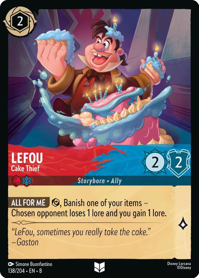 LeFou - Cake Thief - 138/204 [Reign of Jafar] [Non-Foil]